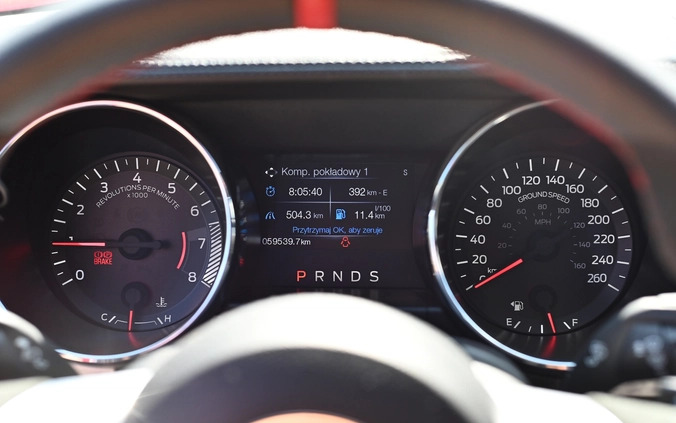 Ford Mustang cena 159000 przebieg: 61300, rok produkcji 2016 z Ostrzeszów małe 92